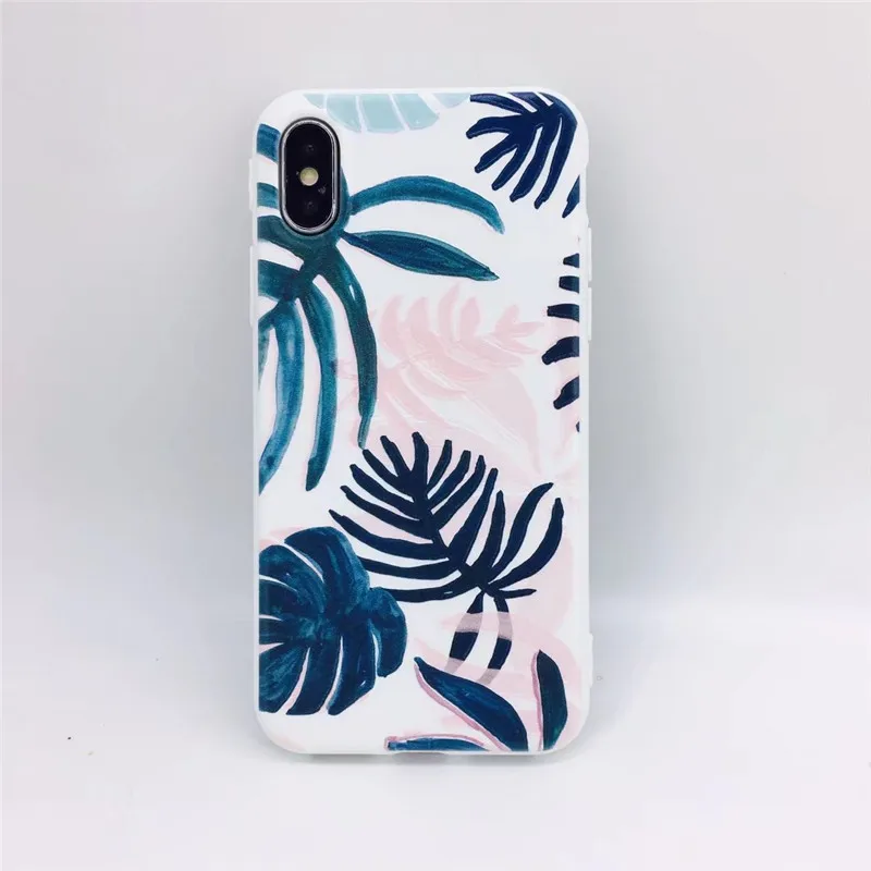 6 Для iPhone 7 счастливый Чехол розовый цвет мягкий резиновый чехол для iPhone Xs 8 7 11 Plus XS чехол для MAX XR силиконовый для iPhone 6S чехол s - Цвет: 6