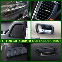 air ac door speaker handle bowl lift button panel glove storage box cover trim fit for mitsubishi outlander 2016 2020