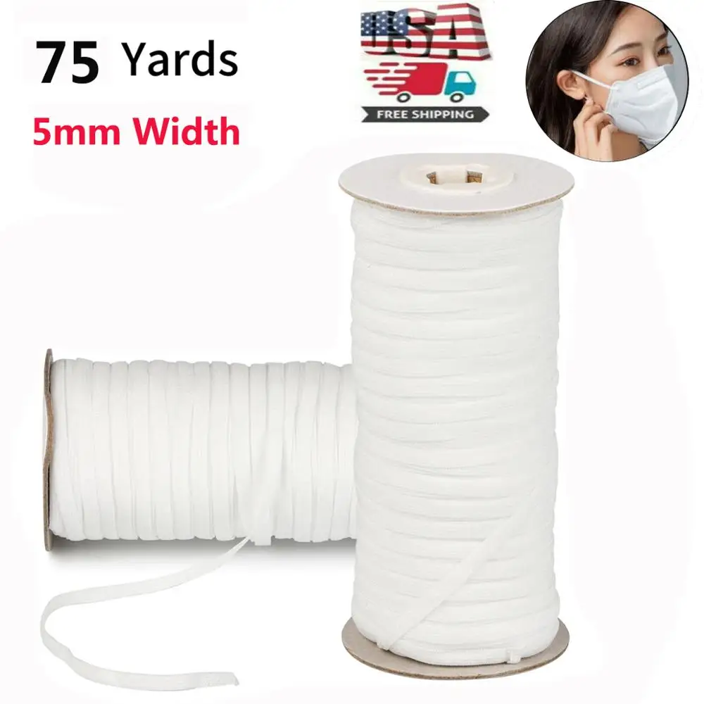 Плетеная резинка для шитья сделай сам эластичная лента вязания 5 мм плоская