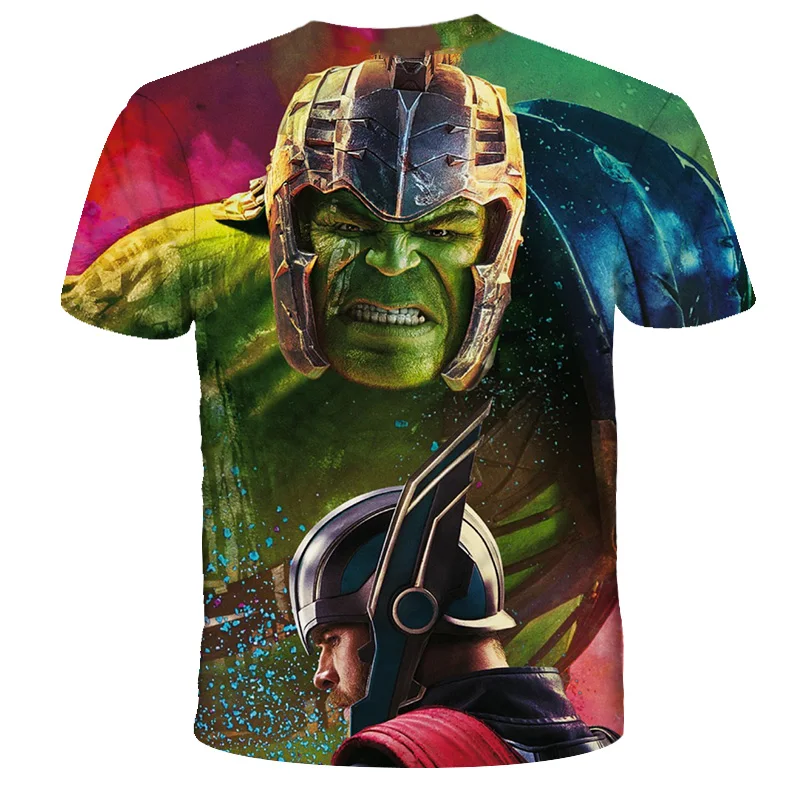 

3D Printed Hulk Tshirt Cartoon Teen Clothing Toddler Boys Tops T Shirt Kids Summer Boys Oversized Tshirt Baby Clothes 4t-14t