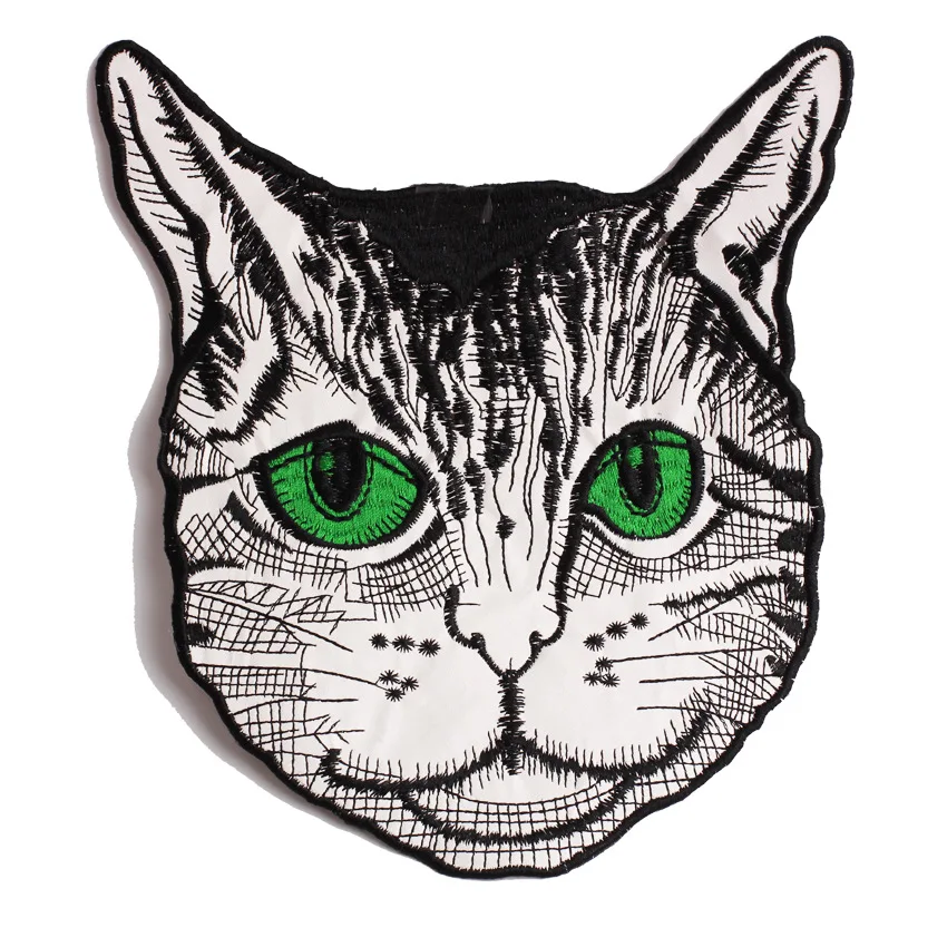 Вышивка GUGUTREE большие нашивки с кошками искусственные для одежды | Дом и сад