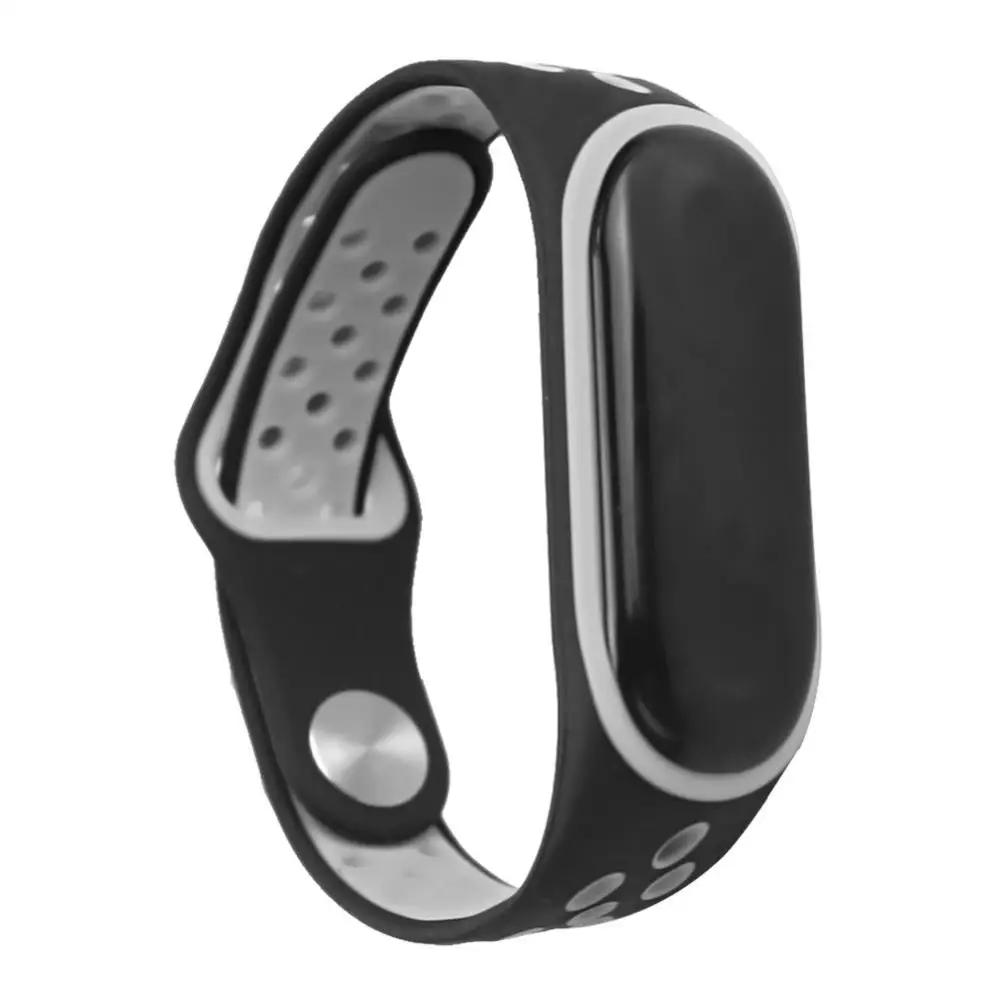 100 шт., ремешок для Xiaomi mi, 4 ремешка, силиконовый ремешок для mi Band 4 3, аксессуары, сменные разноцветные ремешки для браслетов