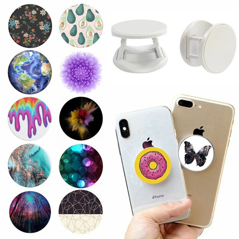 Высококачественная круглая подставка для телефонов попсокет популярный