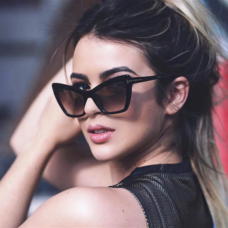 Новый австралийский стиль винтажные кошачий глаз солнцезащитные очки для женщин