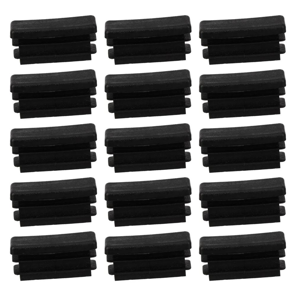 

100pcs Tube Bung Blanking End Caps Square Furniture Leg End Plugs Insert Plug
