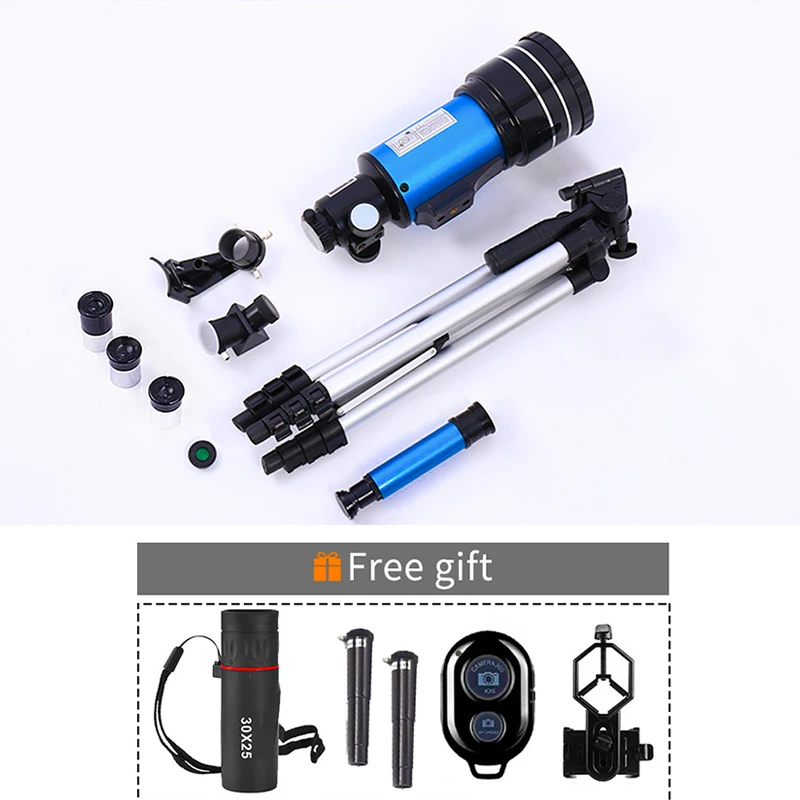 Профессиональный астрономический телескоп HD 150-кратное увеличение портативный