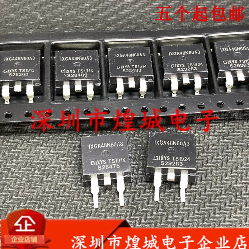 10 шт. IXGA48N60A3 TO-263 600V 48A 5