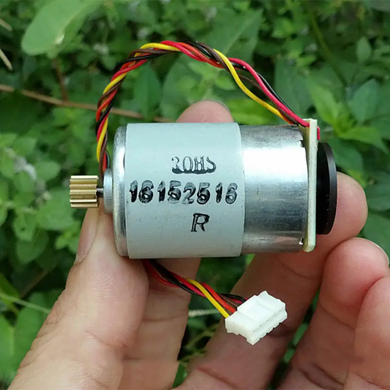 DC 12V 24V 10800RPM Мини высокоскоростной принтер мотор скорость энкодер диск шестерня 12T