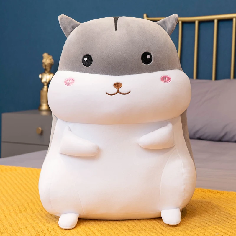 Симпатичный Хомяк подушка кукла нежный хомяк тряпичная милая мягкая игрушка для