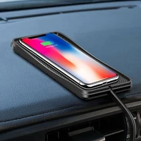 timess 10w 2in1 non slip silicone mat car dashboard holder fast charging qi wireless charger station pad for phone 12 11 x xr