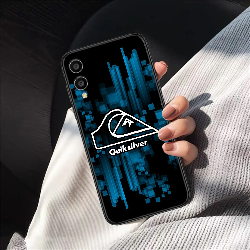

Surfing Skateboard quiksilver Phone Case For HUAWEI Honor 6 7 8 A S 9 X Mate 10 20 30 i Lite Pro Y7 2019 black Hoesjes Silicone