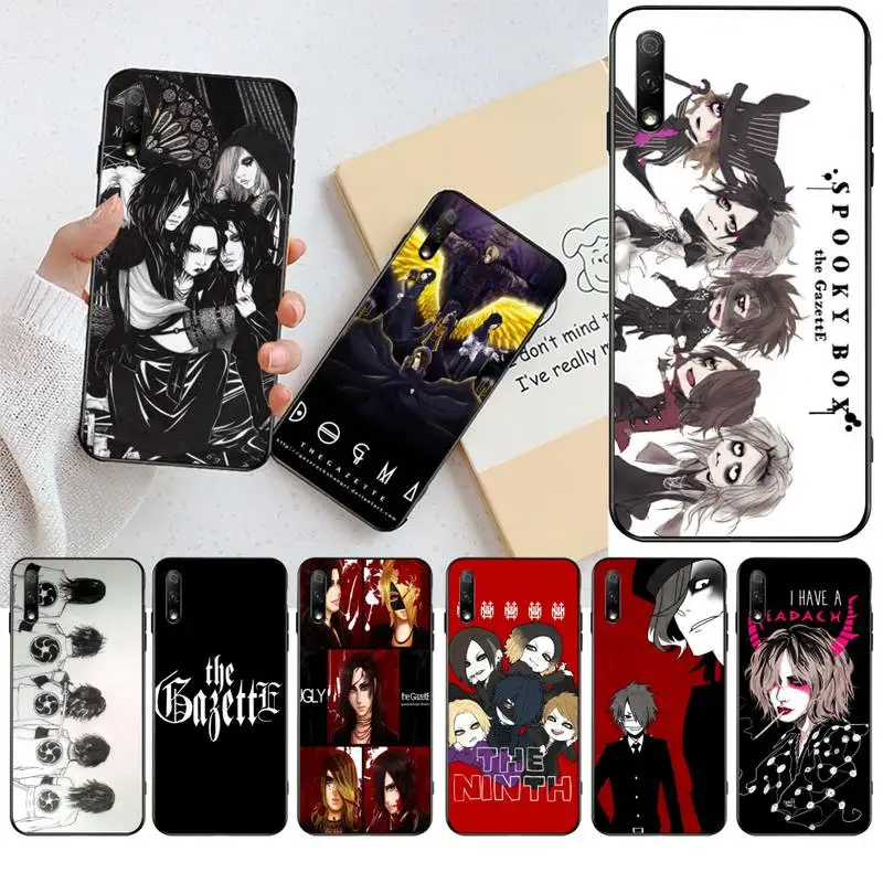 CUTEWANAN The GazettE уродливый фанат АНИМЕ DIY окрашенный блестящий чехол для телефона Huawei