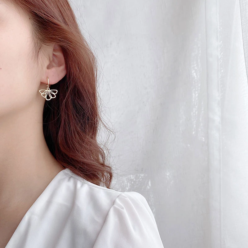 Серьги высокого качества женские корейские темпераментные сетчатые красные