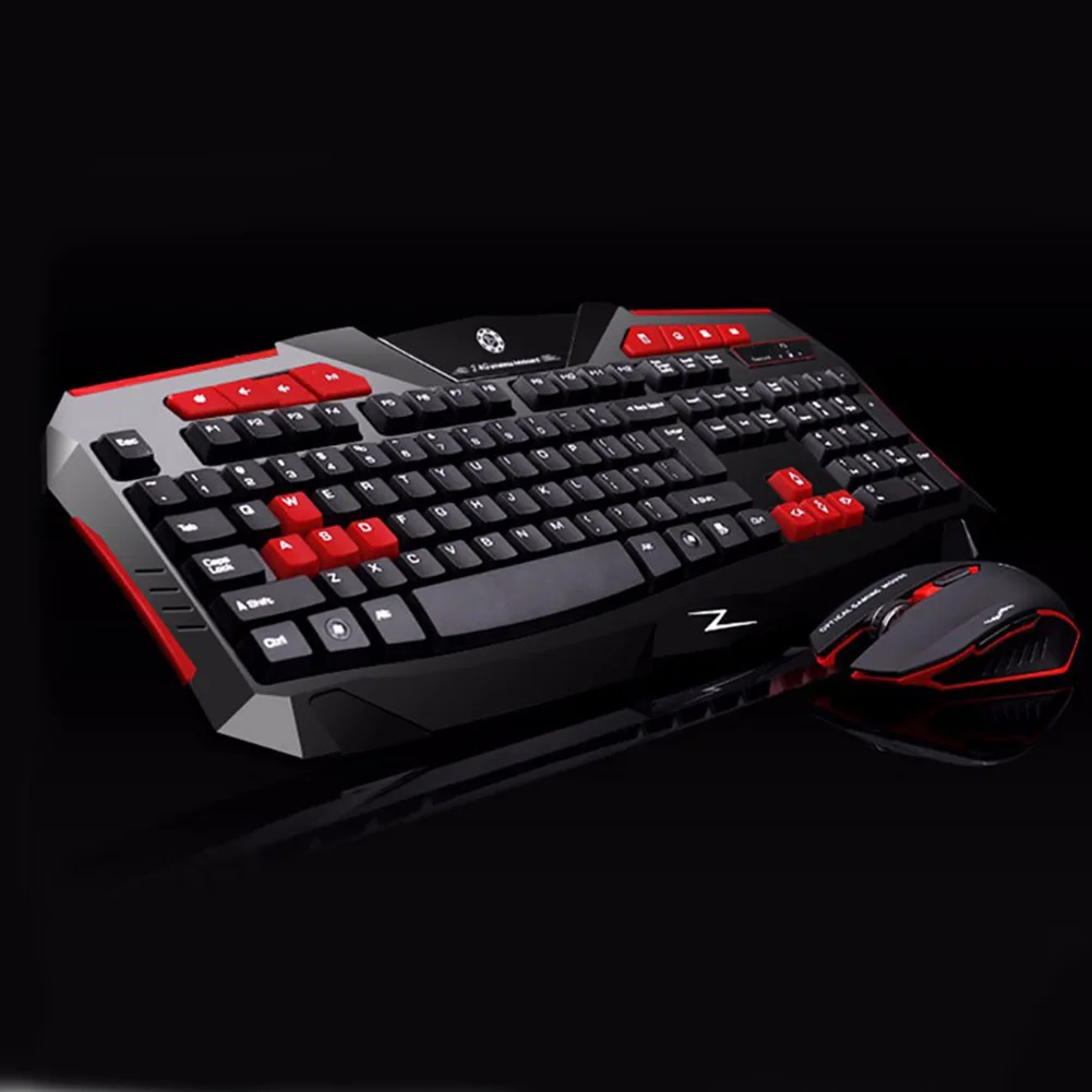 3 шт./1 комплект беспроводная клавиатура F1 мышь USB игровой пк набор геймеров для