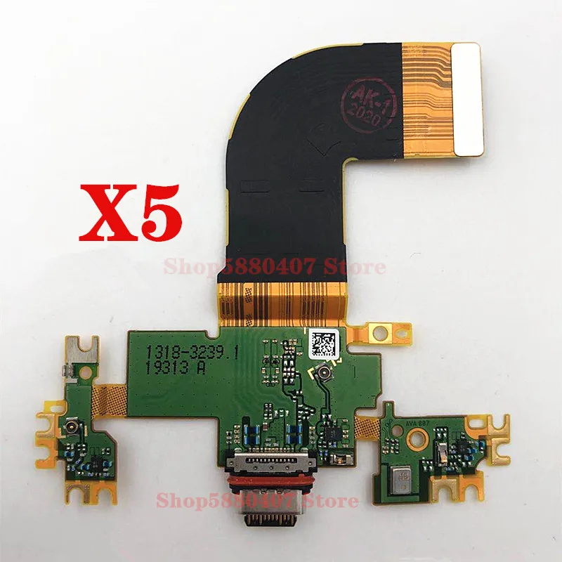 

Original Charger Plug For Sony Xperia 5 X5 J9210 J8210 USB Charging Port Dock With Microphone Motherboard Flex Cable Replacement