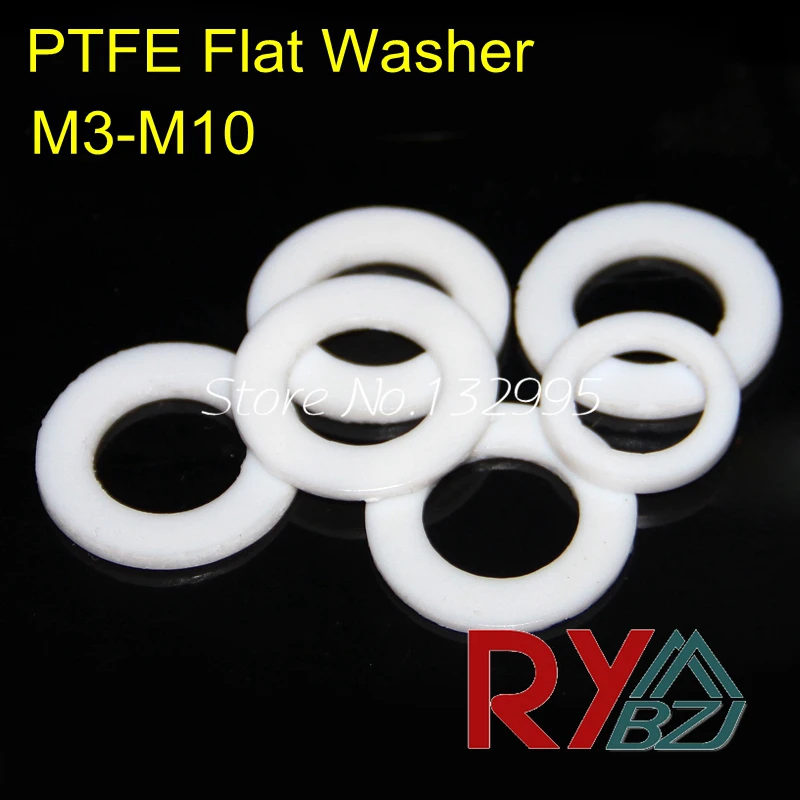 M3 M10 PTFE плоская шайба уплотнительная прокладка для датчика давления|Мойки| |