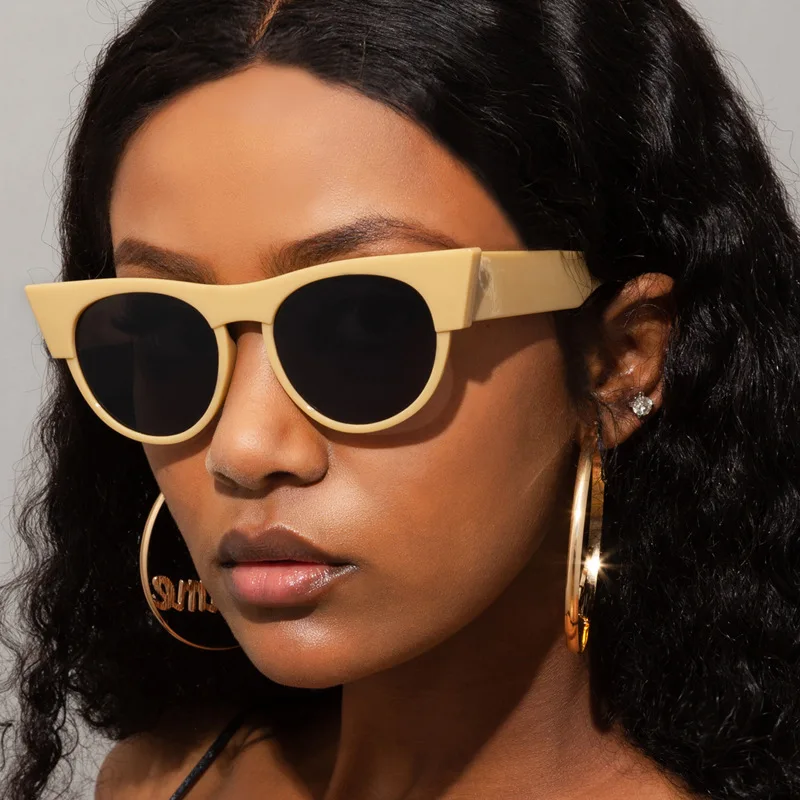 

Cat Eye Sunglasses Men Women Fashion Shades UV400 Vintage Luxury Sun Glasses Oculos Gafas De Sol