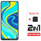 Чехол на redmi note 9s, защитная пленка для экрана, закаленное стекло для объектива камеры xiaomi readmi note9s