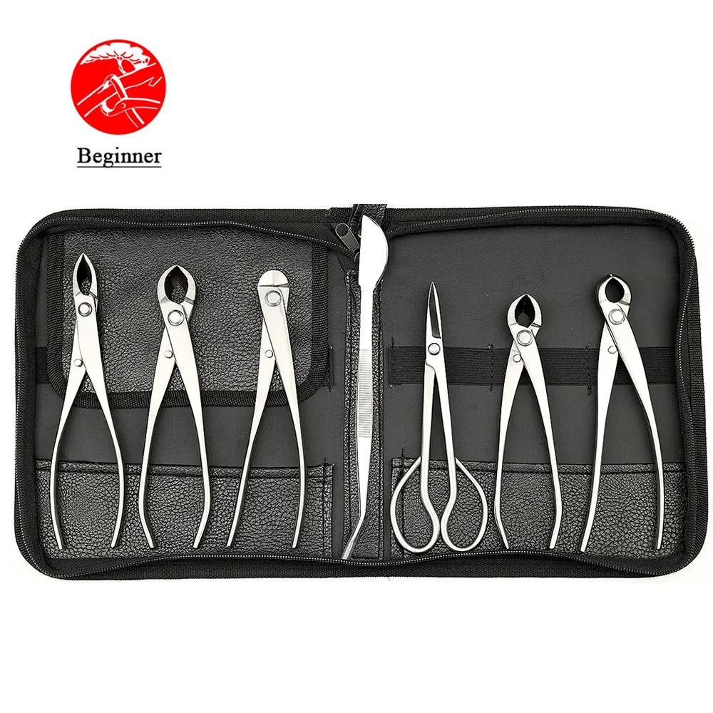 

Beginner Grade 7 PCS Bonsai tool set (kit) BBTKS-07 From TianBonsai