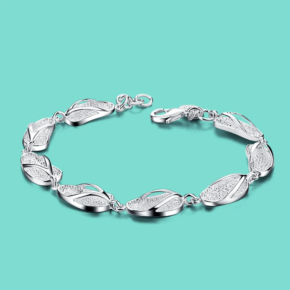 Женский браслет из серебра 925 пробы 19 см|bracelet silver sterling 925|silver 925bracelet women |