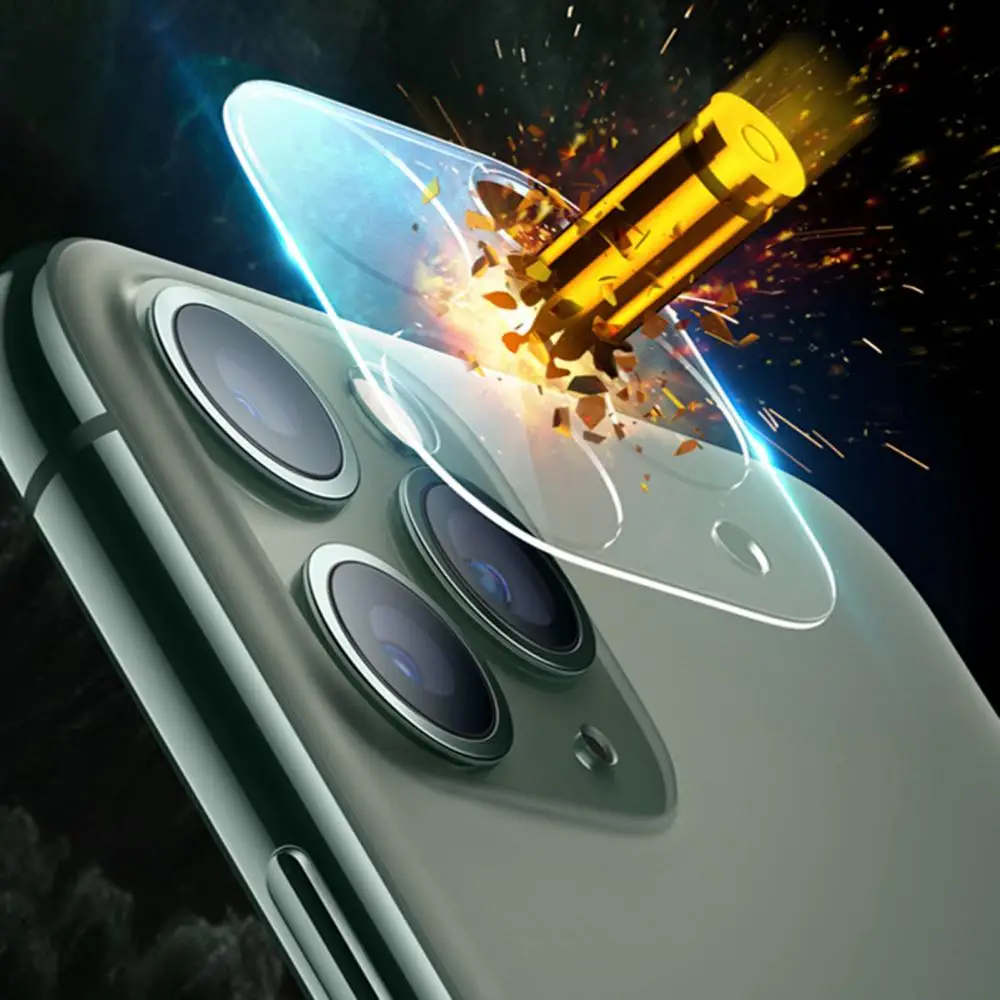 

Anti-fingerprint 9D Anti-scratch Explosion-proof Tempered Glass Lens Film Protector for iPhone 12