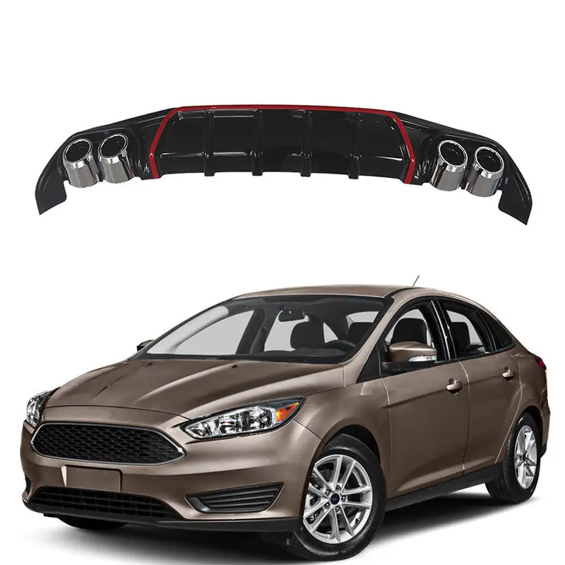 Диффузор для заднего бампера Ford Focus S/SE/SEL/Titanium модель 2013 2018|Амортизаторы| |
