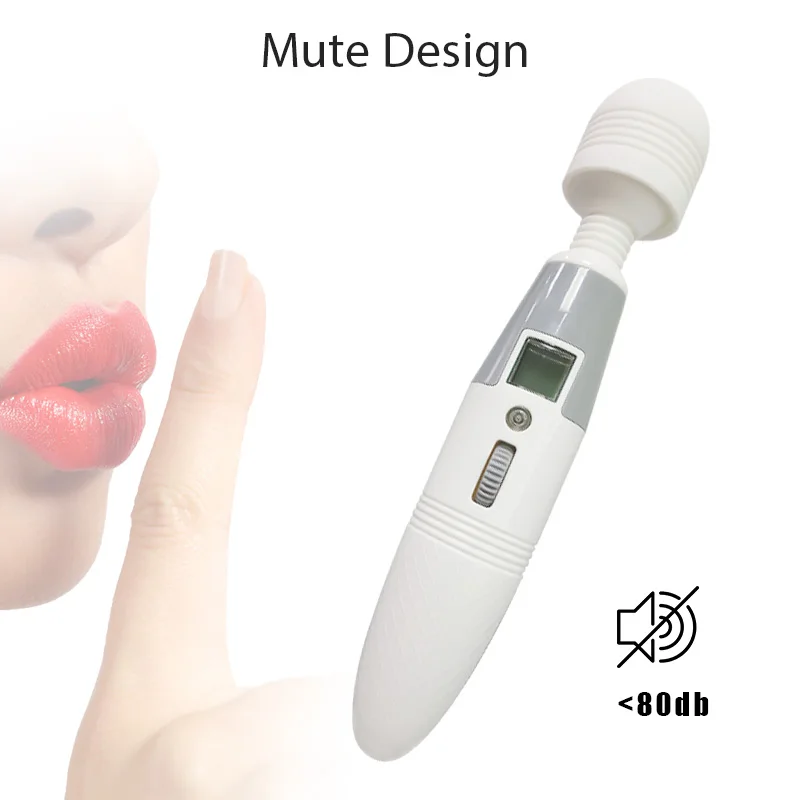 Женский массажер для тела с ЖК дисплеем мощный Стимулятор клитора волшебной