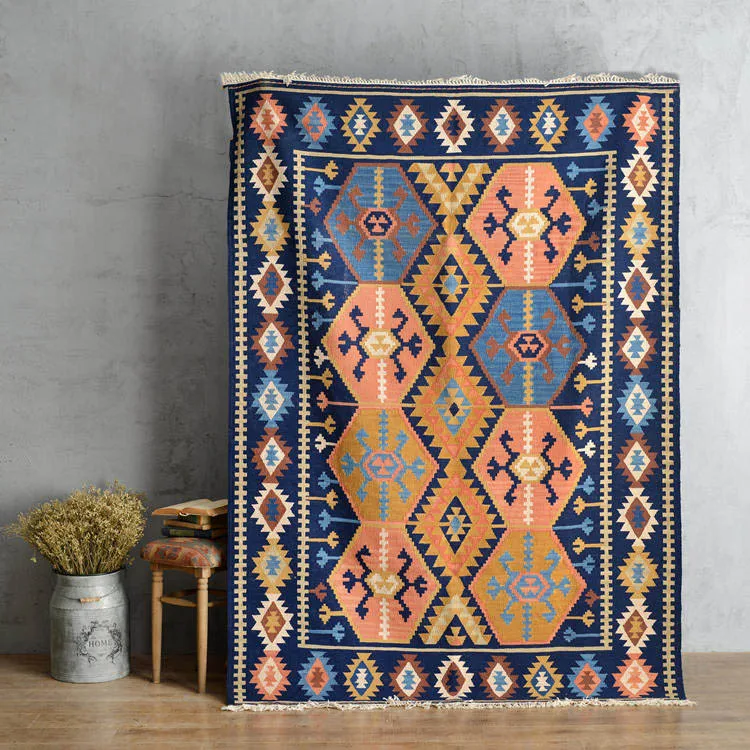 Турецкий индийский этнический стиль импортный шерстяной ковер ручной работы для