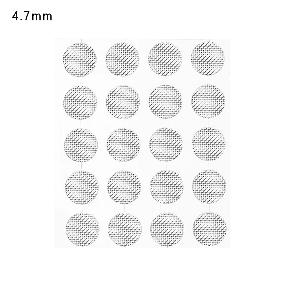 4.7mm 20 штук, профессиональные наушники, Пылезащитная сетевая оболочка, стальной сетчатый фильтр, экран 4 мм, 4,2 мм, 4,7 мм, 5 мм, аксессуары для наушников - Цвет: 4.7mm