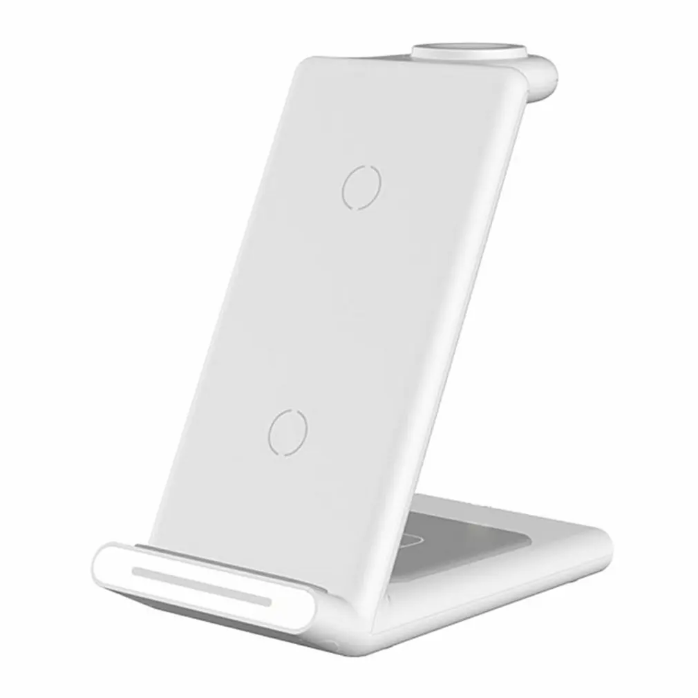 

WS42 Wireless Charger Magnetic Mobile Phone Watch Headset Fast Full Charge Wireless Soft Night Light Charger