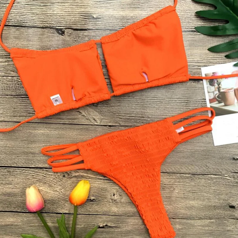 Женский купальник бикини с высокой талией | Женская одежда