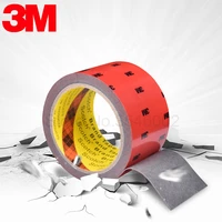 3m super strong black double sided tape waterproof no self adhesive acrylic pad two sides sticky for car home office schoolwall