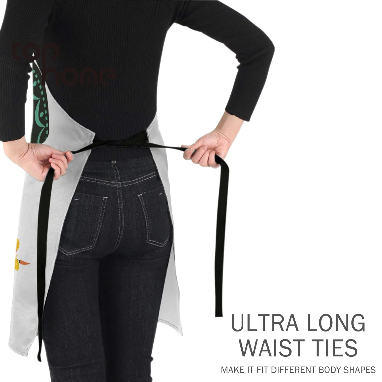 Tophome Кухонный Фартук кактус ковбой мультфильм пустыня регулируемые без рукавов