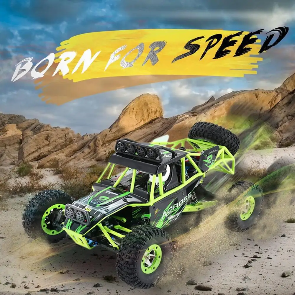 Wltoys XKS 1/12 2,4G 4WD высокоскоростной Электрический матовый гусеничный грузовик для пустыни RC внедорожный багги автомобиль с светодиодный светильник