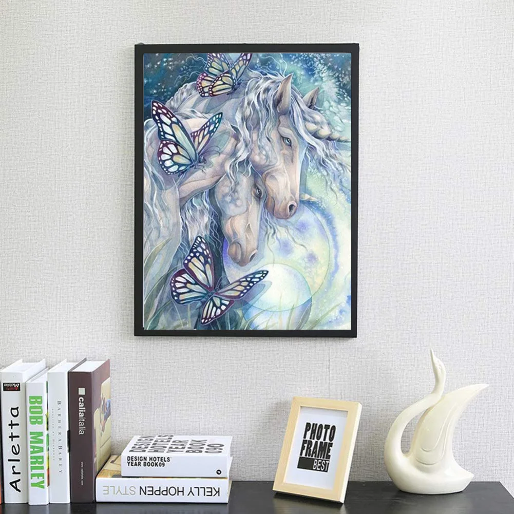 Цветной Единорог алмазные картины вышивка крестиком мозаичная живопись полная