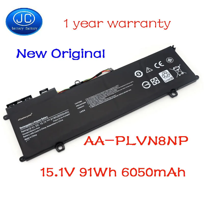 

JCbatterystar Новый AA-PLVN8NP Оригинальный аккумулятор для ноутбука Samsung ATIV книга 8 880Z5E NP880Z5E NP880Z5E-X01UB 15,1 V 91Wh