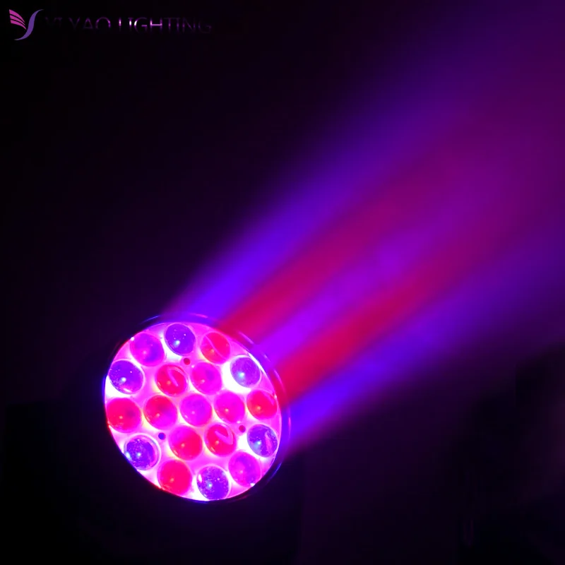Led Wash Zoom 19x15 Вт Rgbw светильник с движущейся головкой Новый точечный s для DJ бара