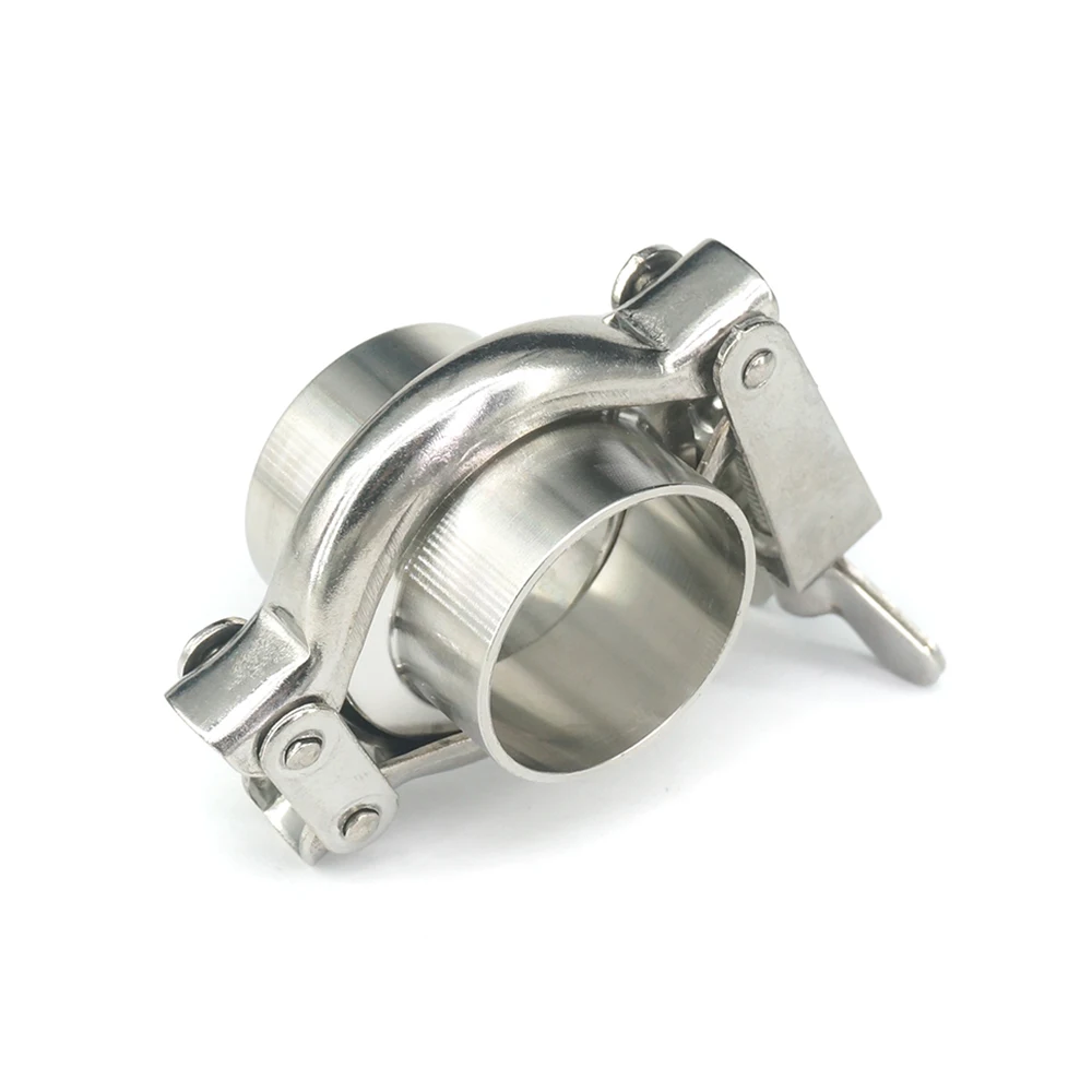 38 мм санитарный фланцевый трубопровод со сварным наконечником + тройной зажим 1 5