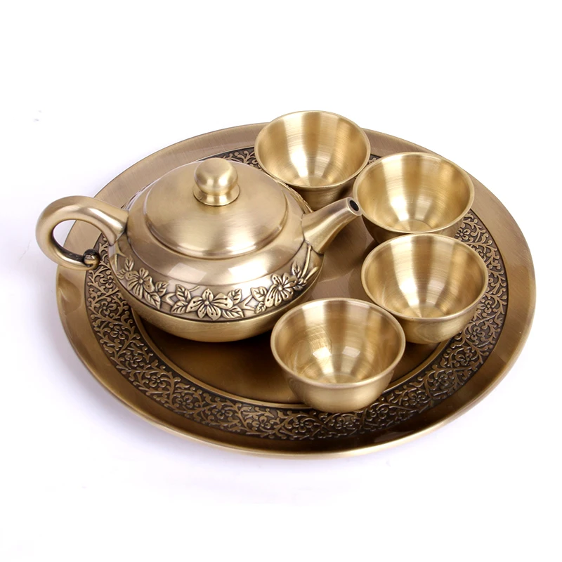

zq Copper Teapot Metal Teaware Gifts Gift Tea Copper