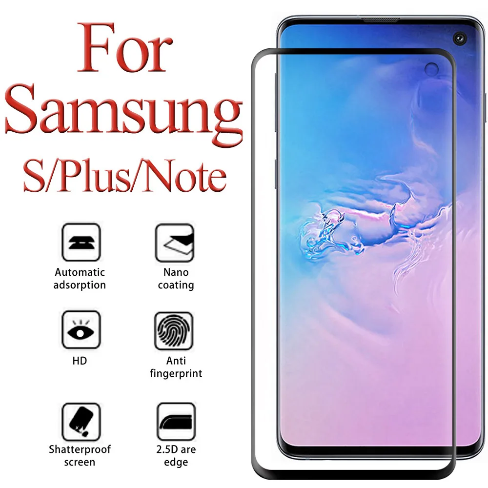 S10plus защитное стекло S8 S10e Plus Note S 8 9 для samsung Galaxy S9 S10 Plus Note8 Note9 протектор экрана 8s S10 E закаленное