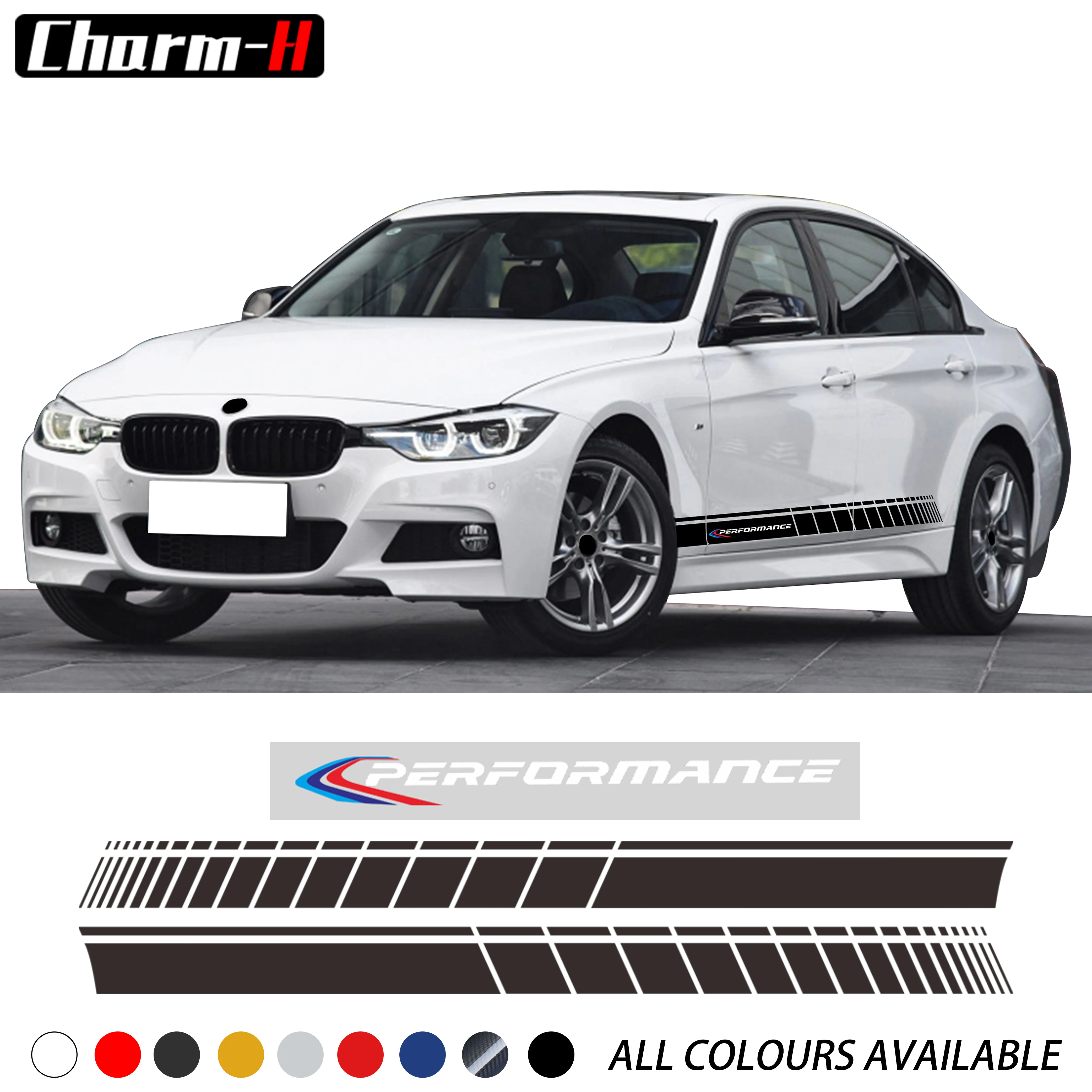 Для BMW E90 E92 E93 F20 F21 F30 F31 F32 F33 F34 F15 F10 F01 F11 F02 G30 M производительность сбоку юбка