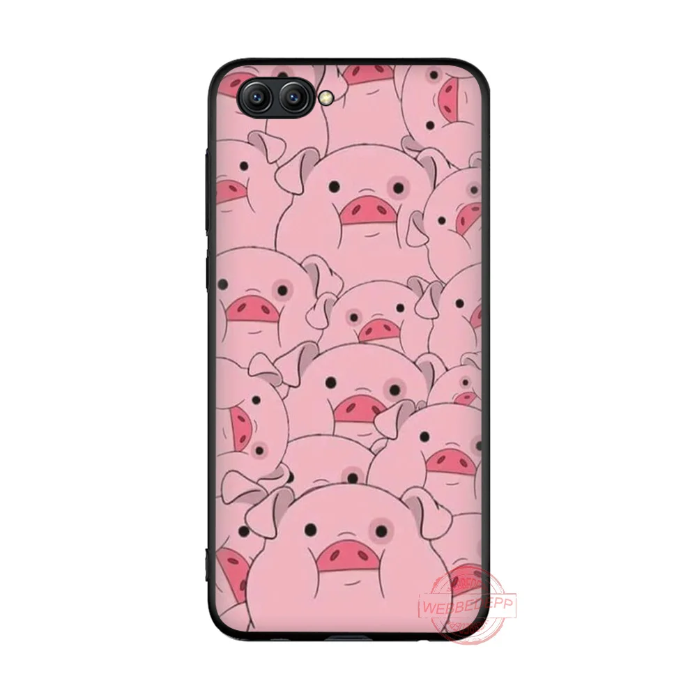 WEBBEDEPP Gravity Waterfall Pig Модный мягкий силиконовый чехол для телефона Honor 6A 7X 8X 8C 8A 9 9X 10lite