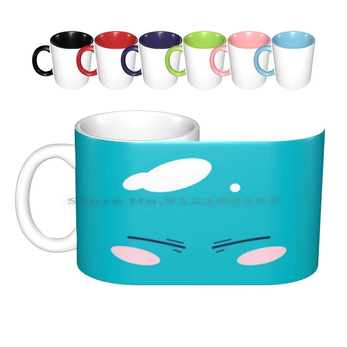 

Rimuru Face Slime Chibi Ceramic Mugs Coffee Cups Milk Tea Mug Rimuru Slime That Time I Got Reincarnated As A Slime Rimuru