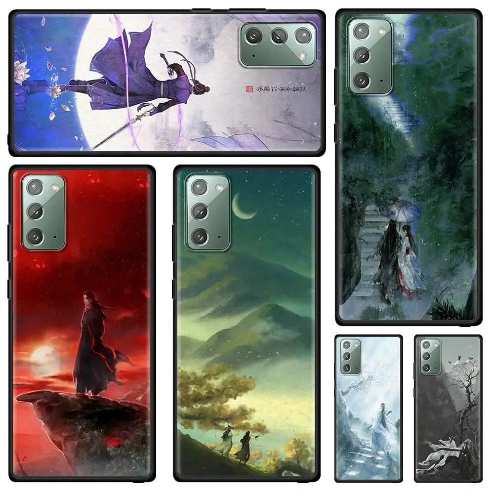 

Anime Mo Dao Zu Shi Silicone Phone Case for Samsung Galaxy Note 20 Ultra 10 Lite 10Plus 9 8 A51 A21s A71 A31 Black Soft Cover