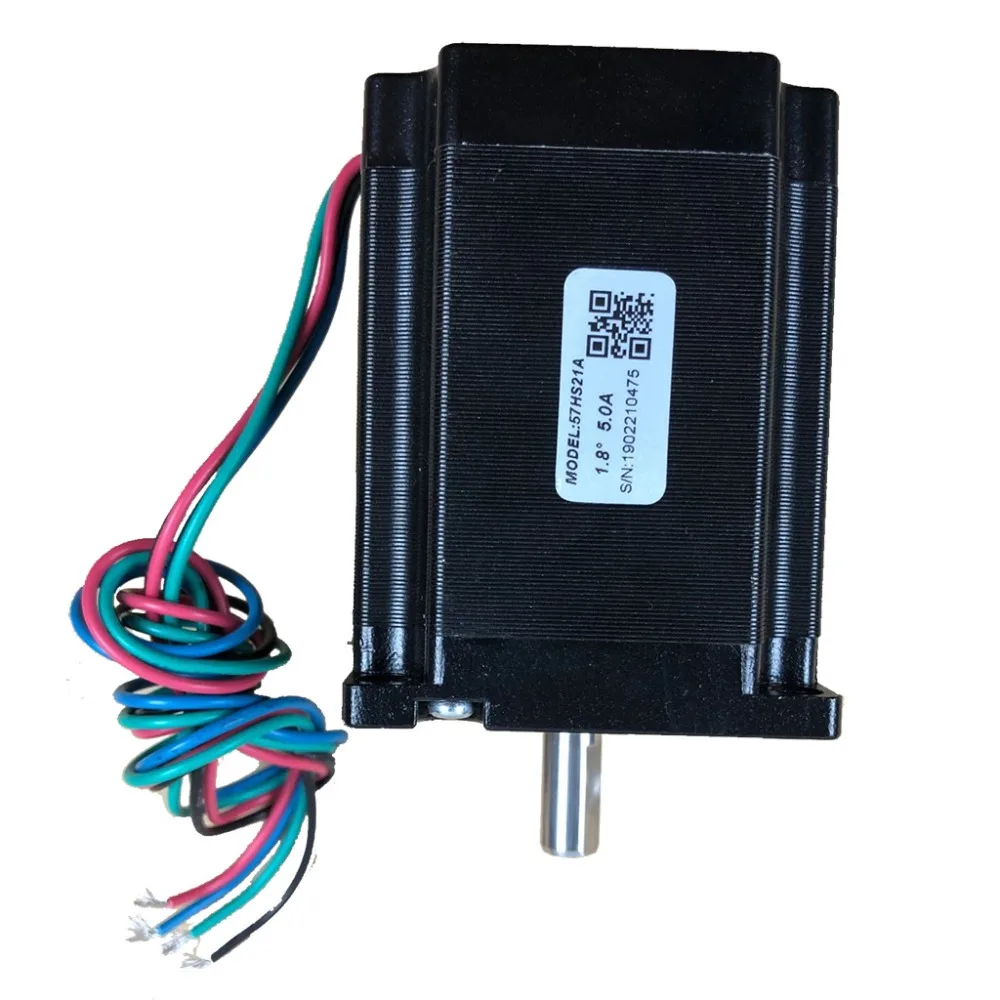 Шаговый двигатель nema 23 57HS21A вал 8 мм 5 А 2 1 нм 76 гравировальный станок с ЧПУ | Шаговые