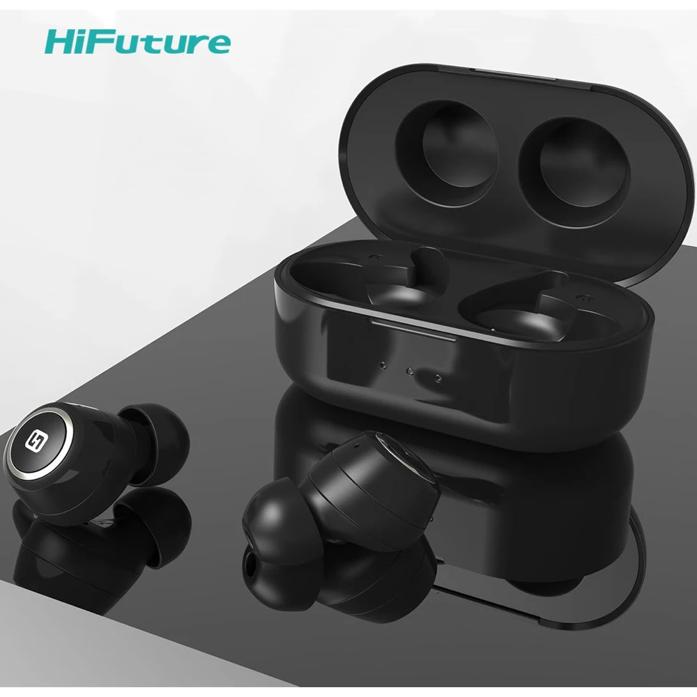 Новые поступления HiFuture настоящие беспроводные наушники Bluetooth 5,0 V воспроизведение и Быстрая зарядка сопряжение шумоподавление Hi-Fi стерео звук