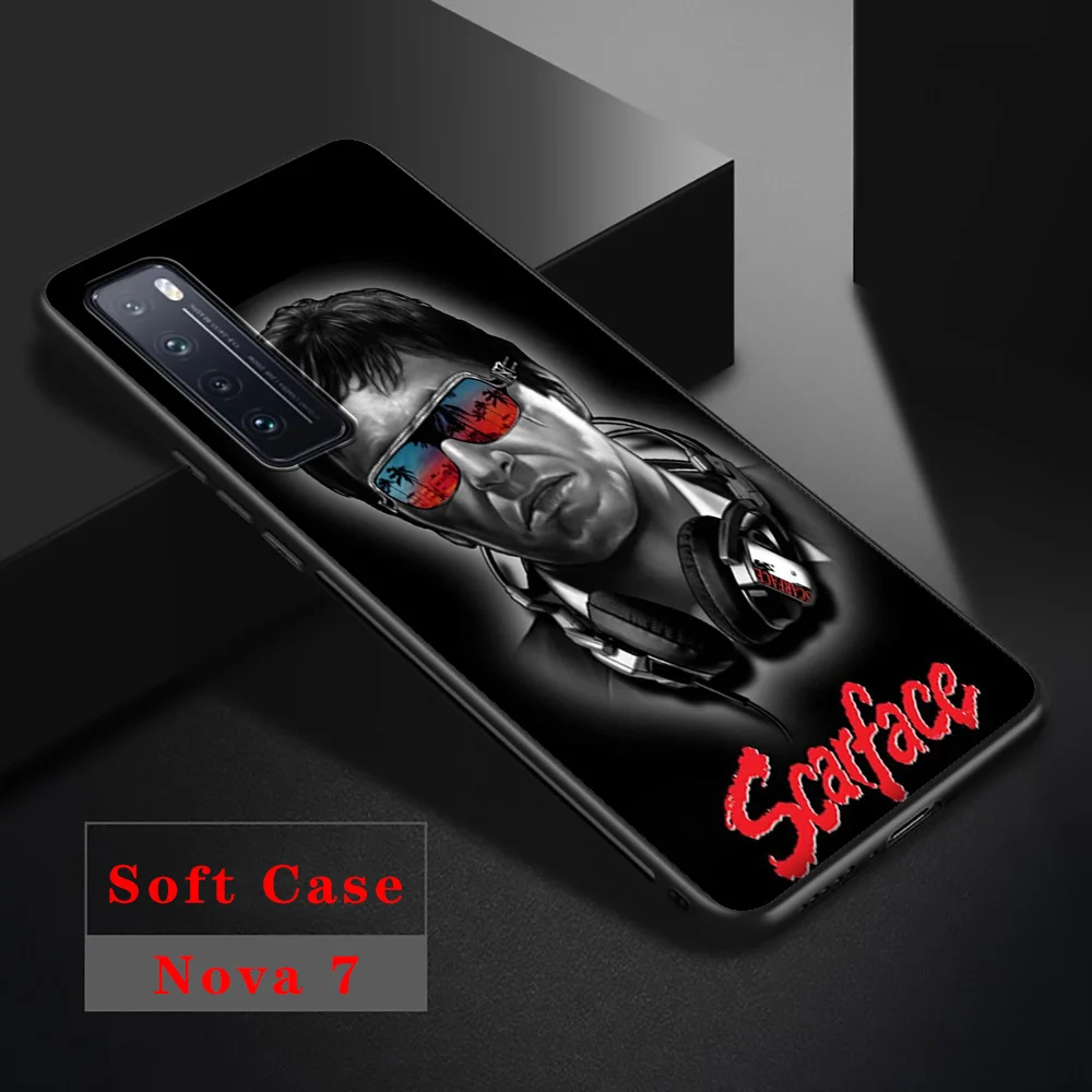Чехол Lavaza Scarface для Huawei P8 P9 P10 P20 P30 Y6 Y7 Y9 Lite Pro P Smart Nova 2i 3i Mini 2017 2018 2019|Бамперы| |
