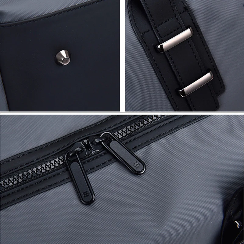 New Men Waterproof Nylon Travel Duffle Bag Male Large Capacity Hand Luggage Casual Business Travel Handbag Weekend Tote XA48M