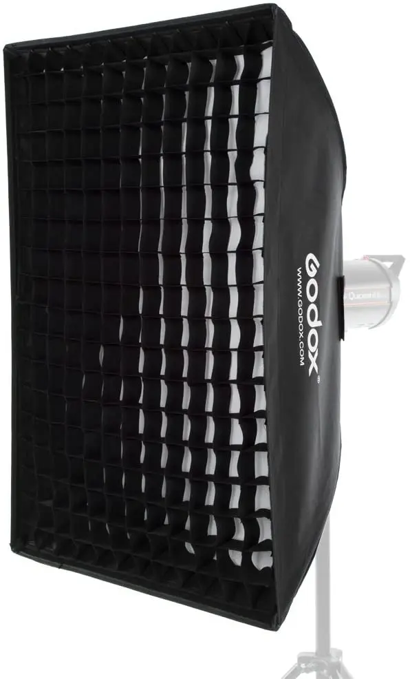 

Godox 24"x 35" 60 x 90cm Honeycomb Grid Softbox Soft Box with Bowens Mount Compatible Studio Strobe Flash Light