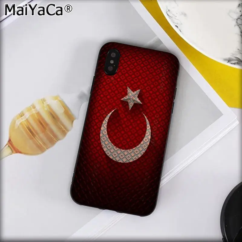 Чехол для телефона MaiYaCa с флагом Турции, Анталия, Мустафа, Кемаль, Ататюрк, ТПУ для iphone 11 pro 8 7 66S Plus X XS MAX 5s SE XR